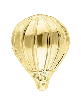 Arete de globo Joyería M de Leon de oro amarillo 10 K con acabado brillante