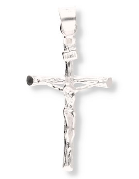 Dije de cruz Enjoya Cristo de plata P 925