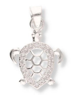 Dije de Tortuga Enjoya Naturaleza de Plata P 925