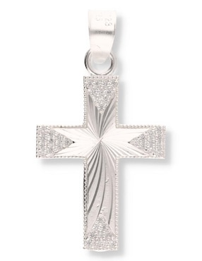 Dije de cruz Enjoya Religioso Cristo de plata P 925