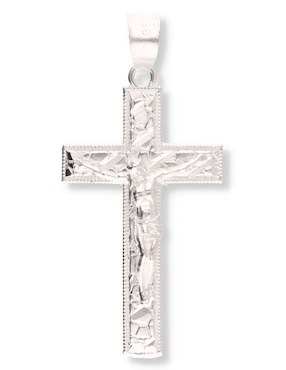 Dije de cruz Enjoya Cristo de plata P 925