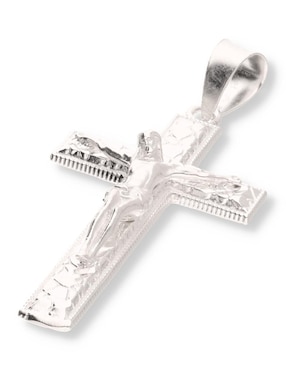 Dije de cruz Enjoya Cristo de plata P 925