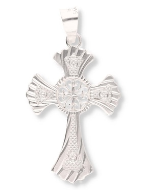 Dije de cruz Enjoya Cristo de plata P 925