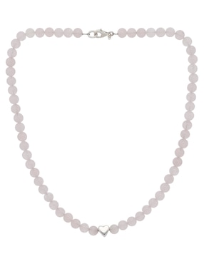 Collar de corazón E&N Cherny de plata P 925