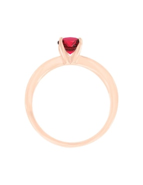 Anillo Fascinare Nix 14 k de oro rubí brillante