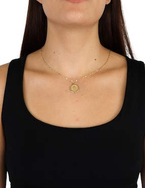 Collar Mancini de oro 10 K