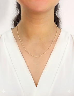 Cadena Dinasti de oro amarillo 14 K
