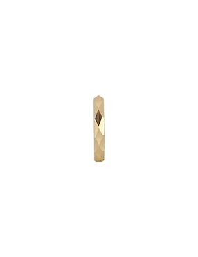 Aretes de aro circulares Dinasti de oro amarillo 14 k con acabado pulido