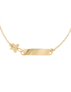 Pulsera Dinasti de oro amarillo 14 K acabado pulido