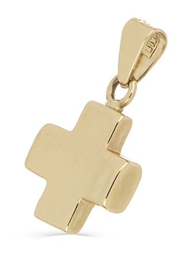 Dije de cruz Dinasti de oro amarillo 14 K
