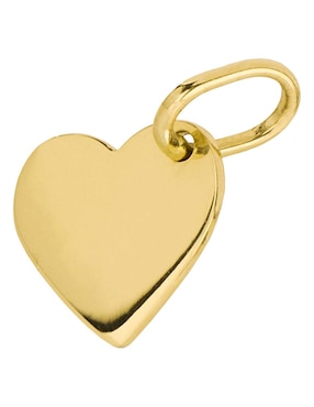 Dije de corazón Dinasti de oro amarillo 14 K