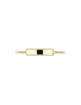 Anillo Dinasti 14 K de oro amarillo pulido
