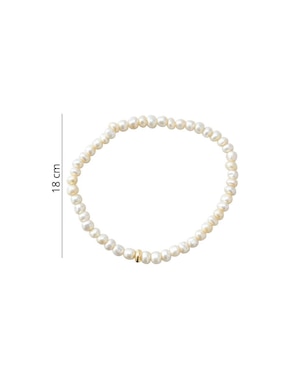 Set de pulsera Mancini de oro amarillo 10 k