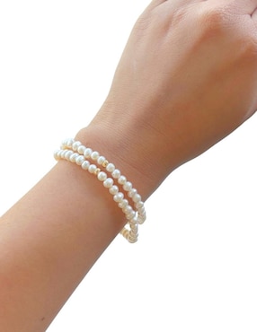 Set de pulsera Mancini de oro amarillo 10 k