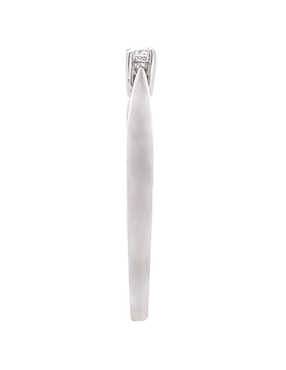 Anillo de compromiso de oro blanco 14 k Valessa diamante