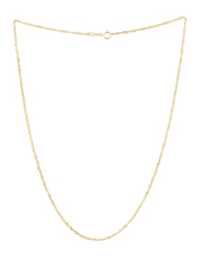 Collar D Cadena de oro amarillo 14 K
