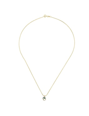 Dije Fascinare de oro amarillo 14 K esmeralda y diamante