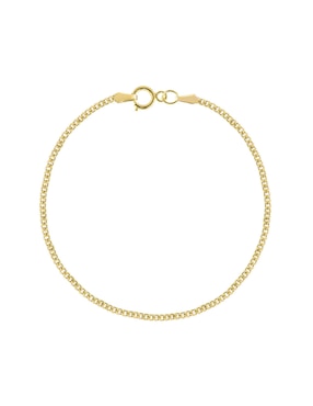 Pulsera Abba Joyas De Oro 10 K Con Acabado Pavé