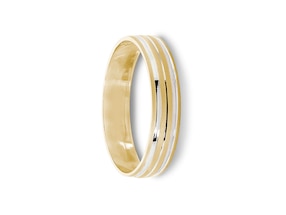 Argolla Amore Mio 14 K De Oro Amarillo