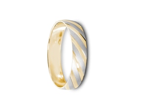 Argolla Amore Mio 14 K De Oro Amarillo