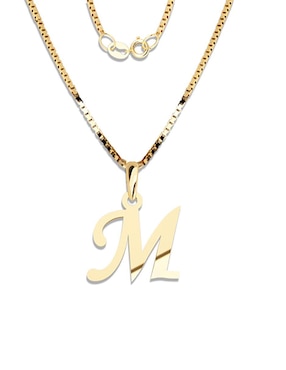 Dije De Letras Amore Mio De Oro Amarillo 14 K