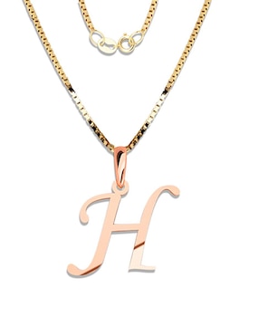 Dije De Letras Amore Mio De Oro Rosa 14 K