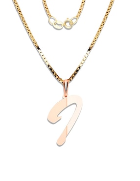 Dije De Letras Amore Mio De Oro Rosa 14 K