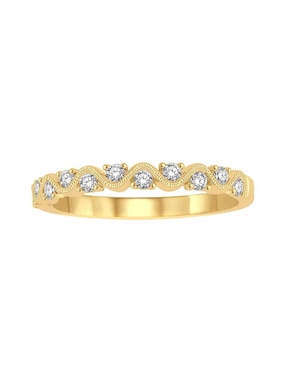 Solitario Amore Mio 14 K De Oro Amarillo Tipo De Gema Diamante