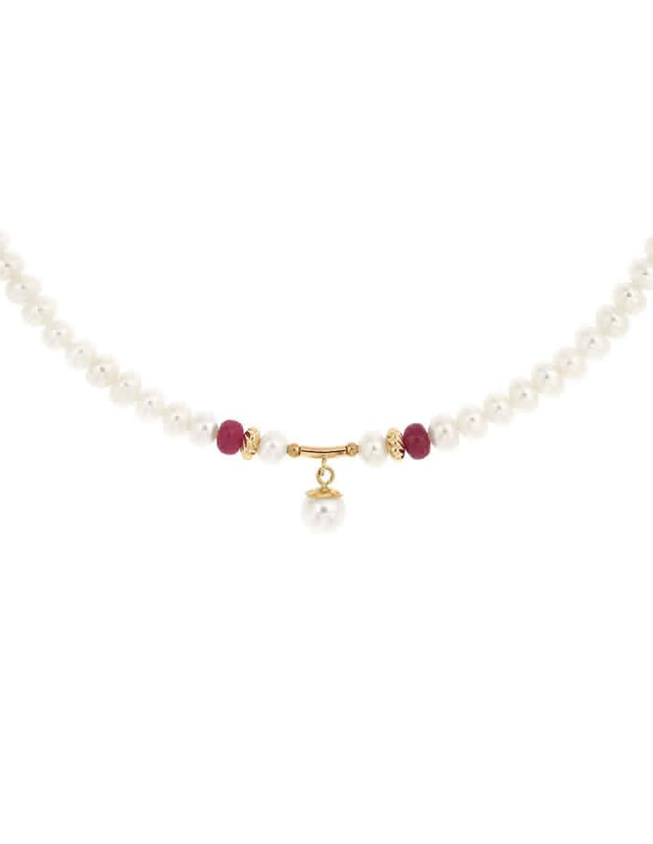 Collar de oro amarillo 14 K 2