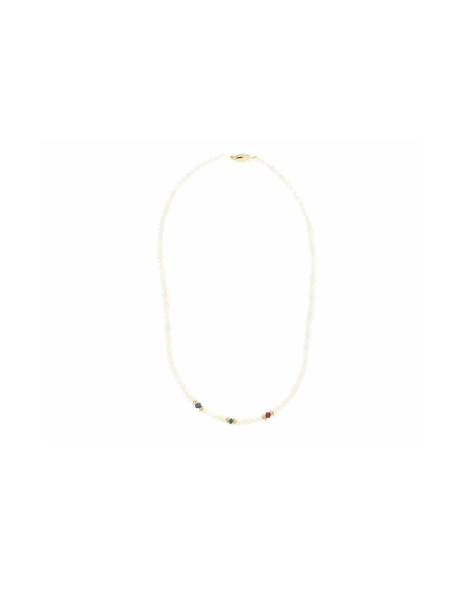 Collar de oro amarillo 14 K