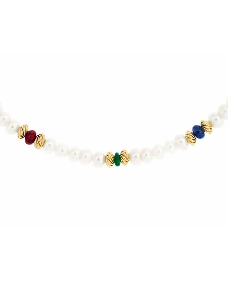 Collar de oro amarillo 14 K 2