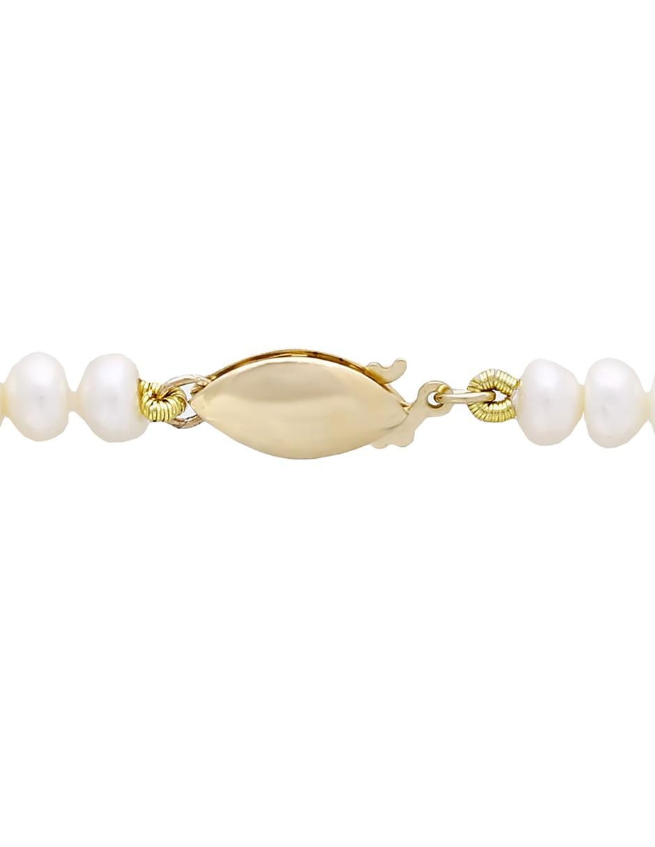 Pulsera de oro 14 K con acabado lustre 2