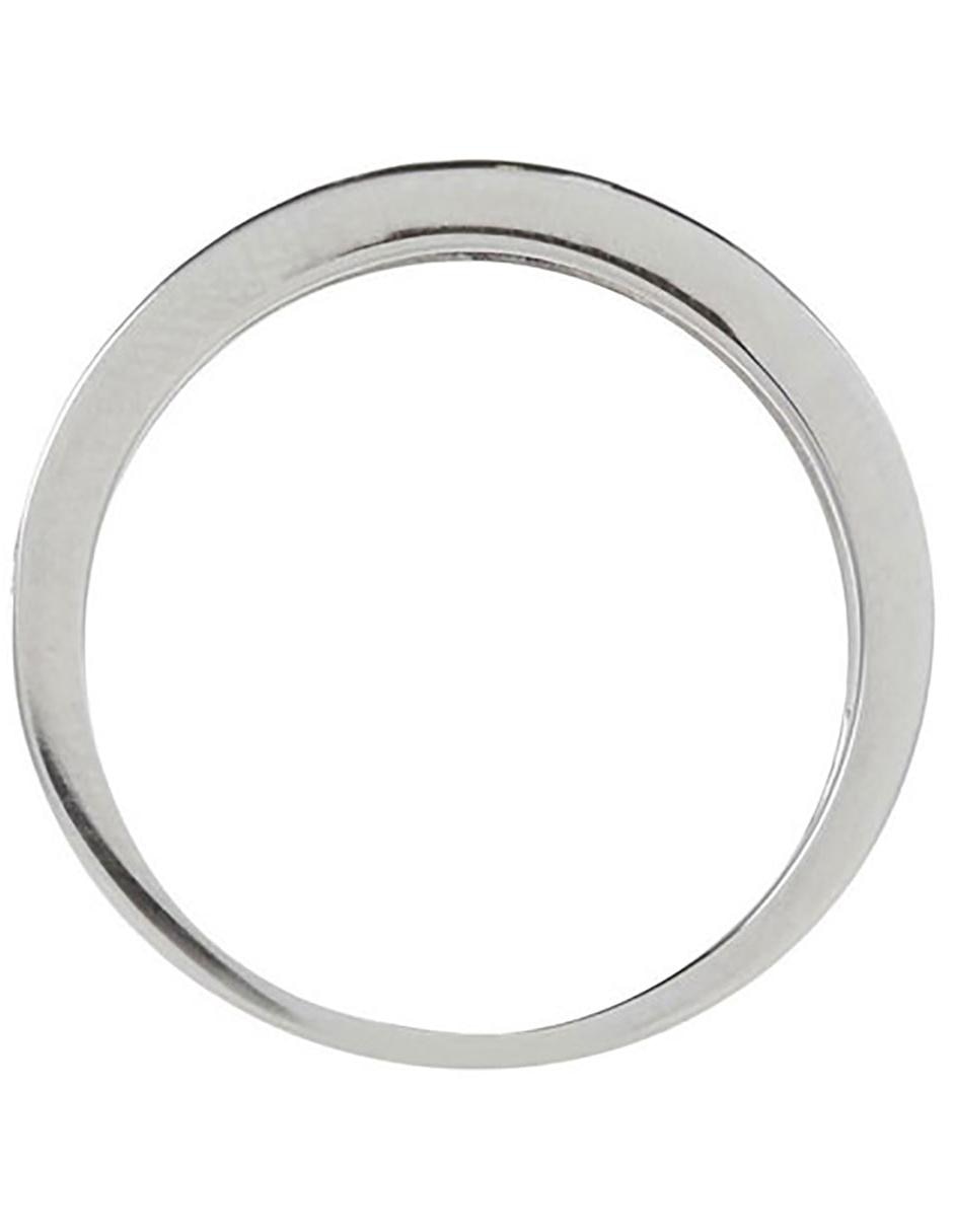 Churumbela de oro blanco 14 k diamante 4