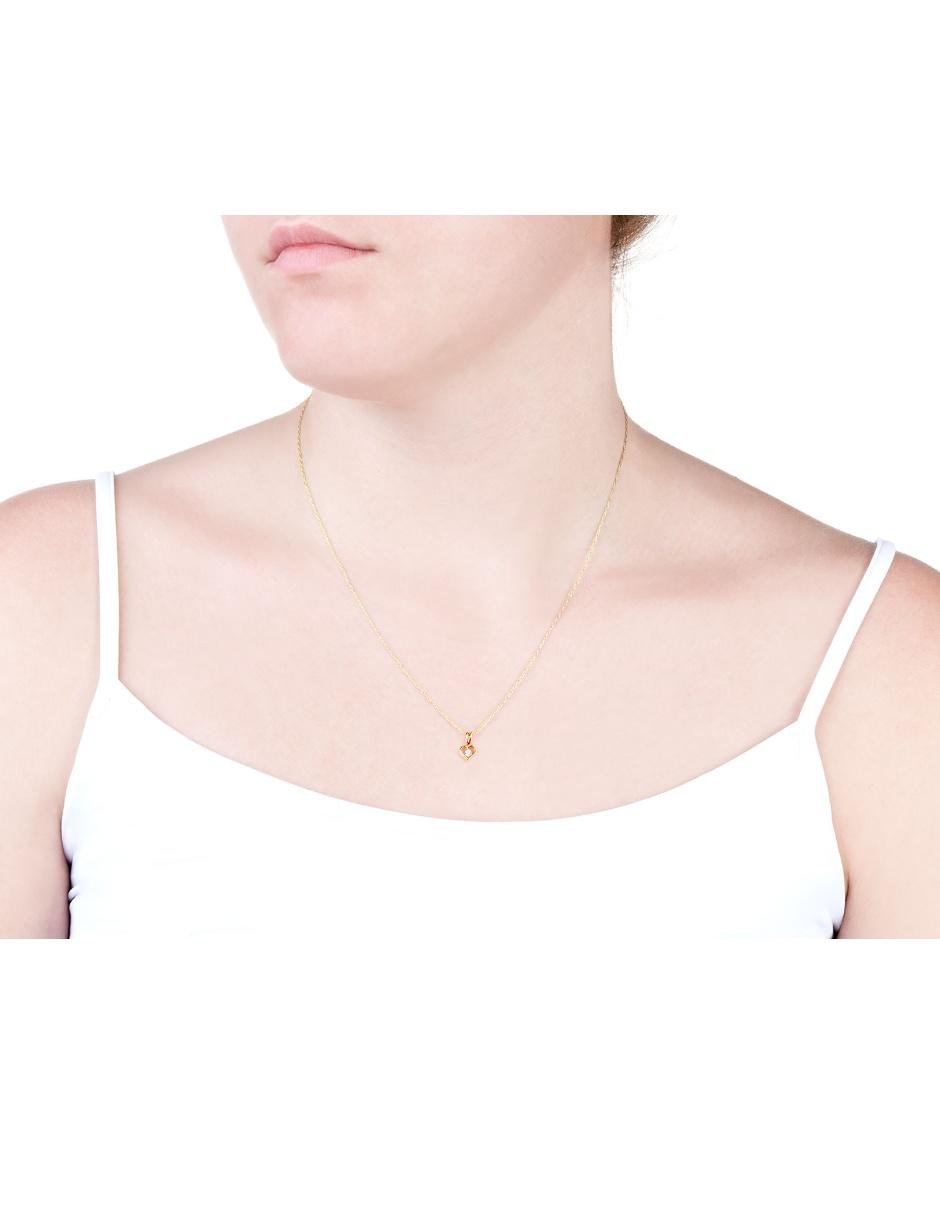Collar de oro amarillo 14 K 4