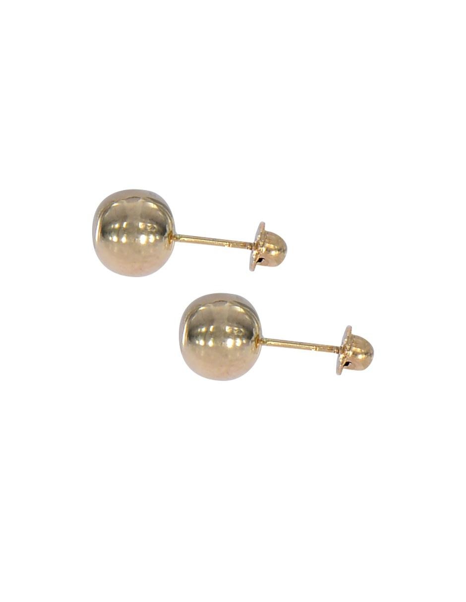 Broqueles de oro 14 K con acabado brillante 2