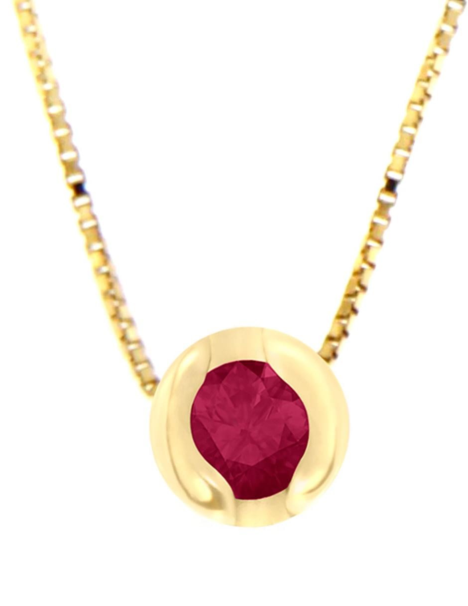 Collar de oro amarillo 14 K