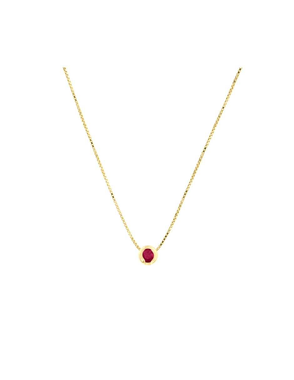 Collar de oro amarillo 14 K 2