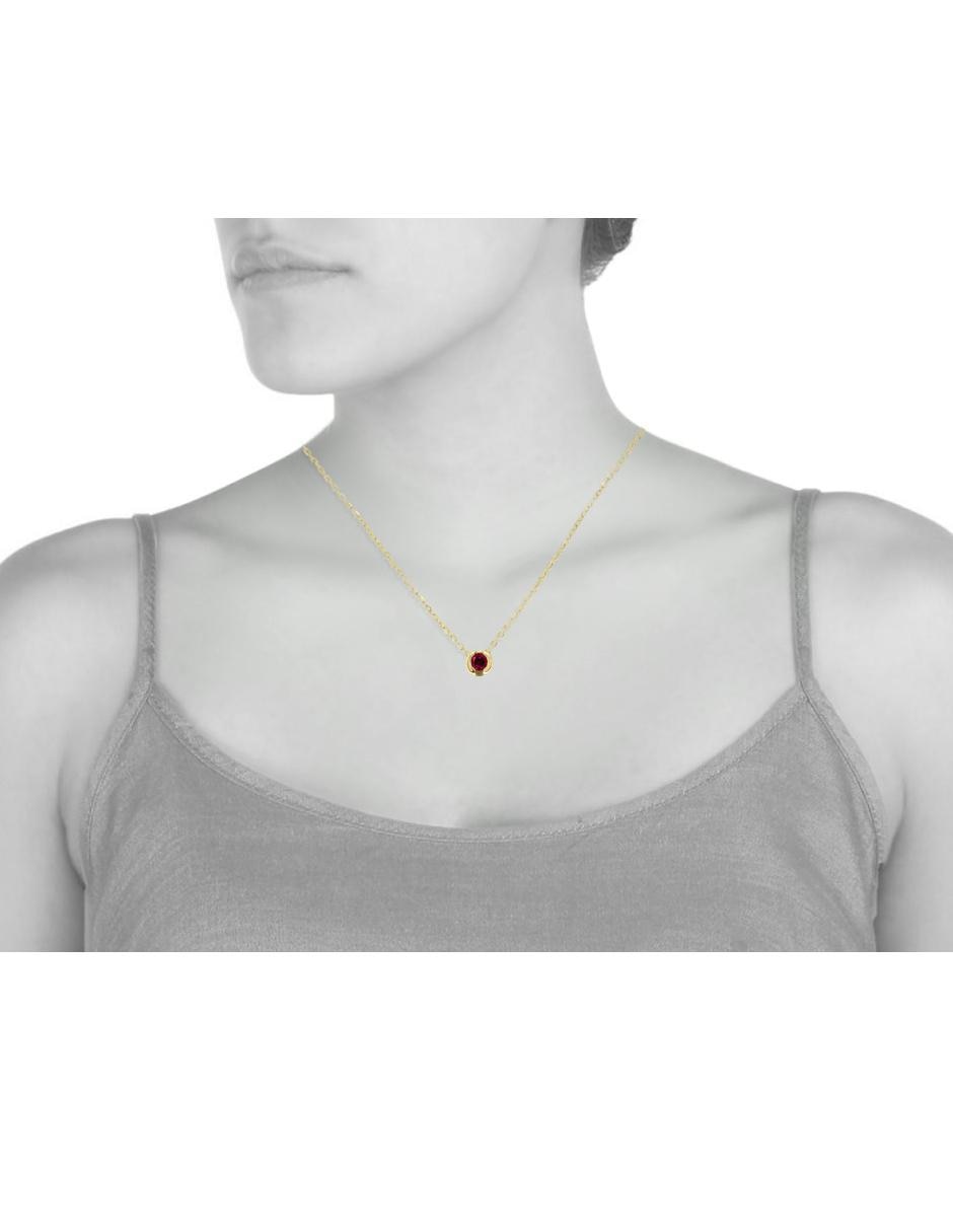 Collar de oro amarillo 14 K 4