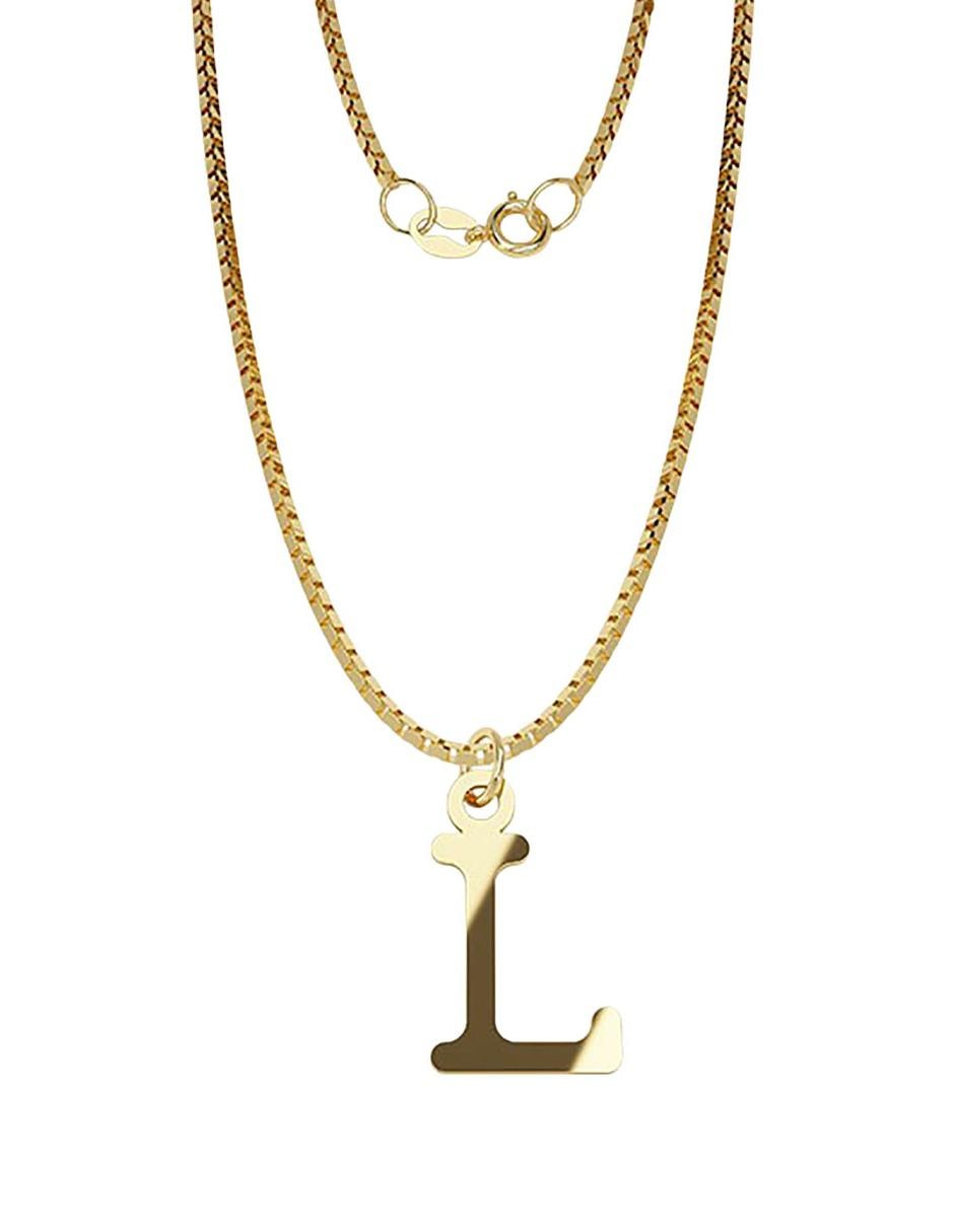 Dije de letras de oro 14 K