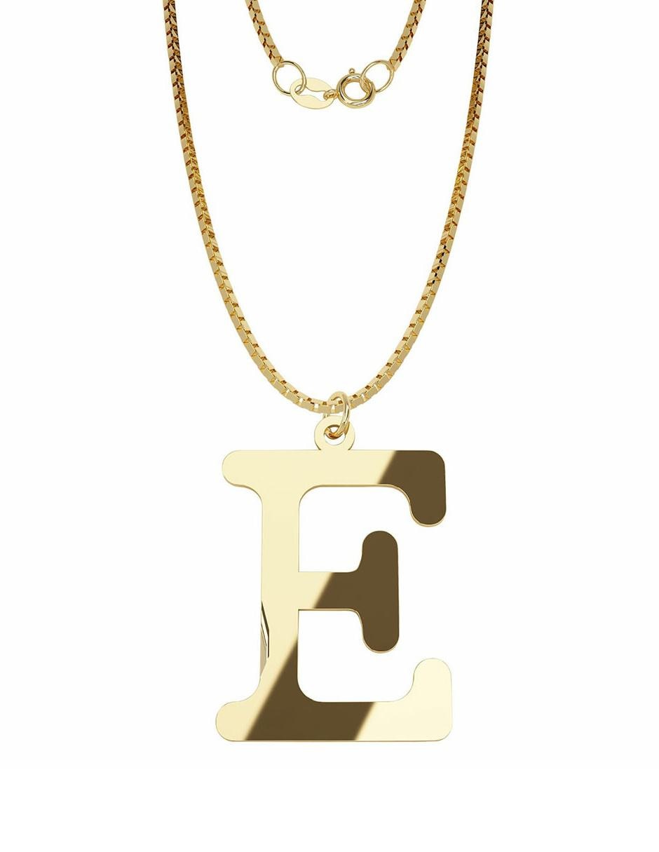 Dije de letras de oro 14 K