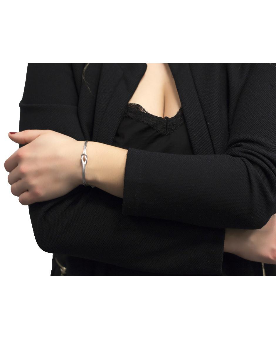 Pulsera de plata P 925 con acabado pulido 2