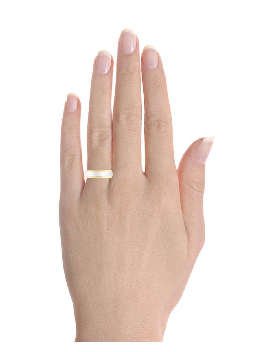 Argolla de oro 14 k Dafne 8