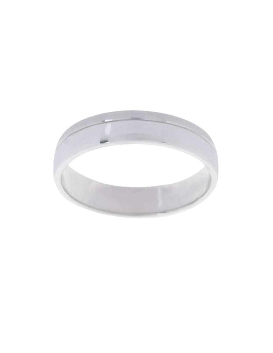 Argolla de oro blanco 14 k Rea diamante Argolla de oro blanco 14 k Rea diamante