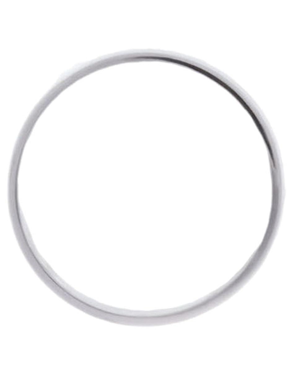 Argolla de oro blanco 14 k Rea diamante 2