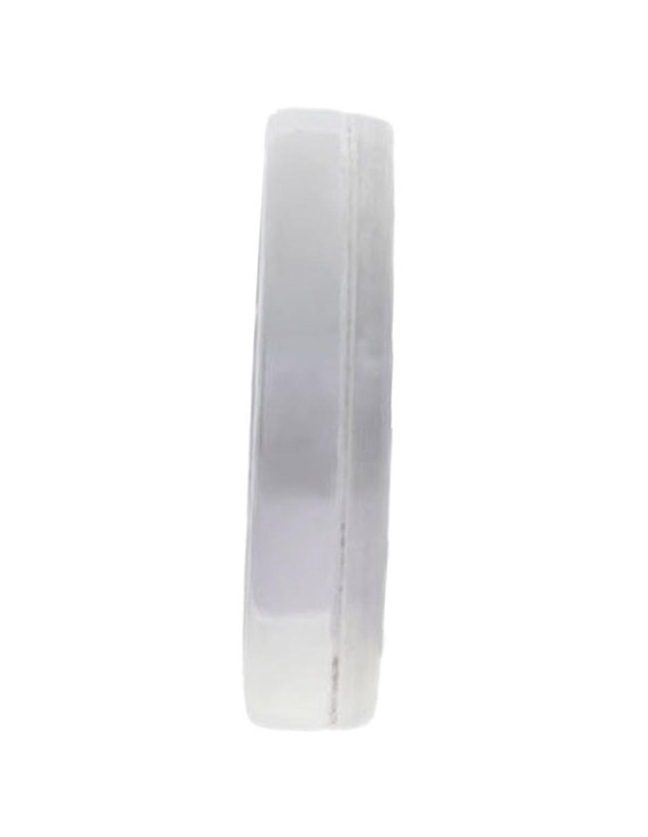 Argolla de oro blanco 14 k Rea diamante 6