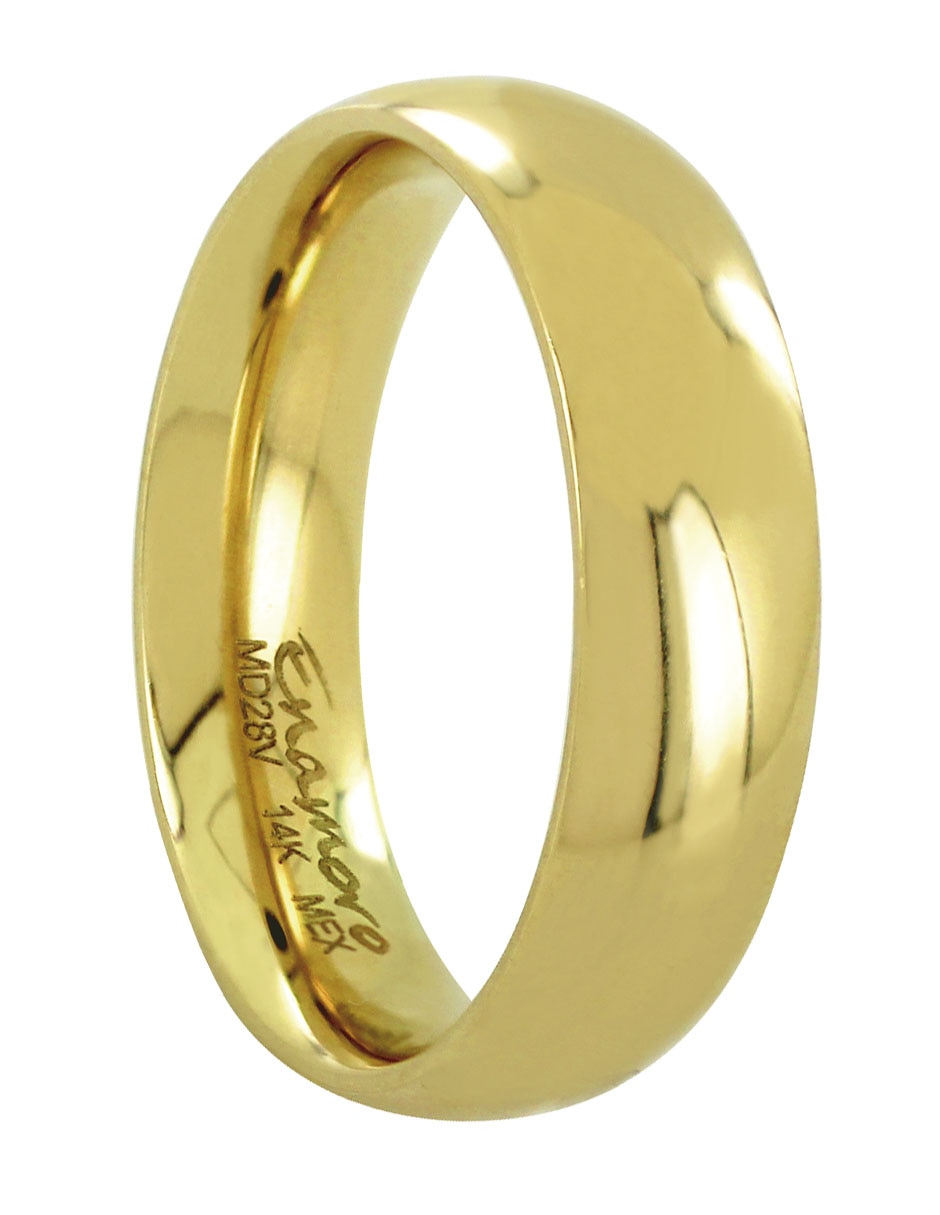 Argolla de oro 14 k 6