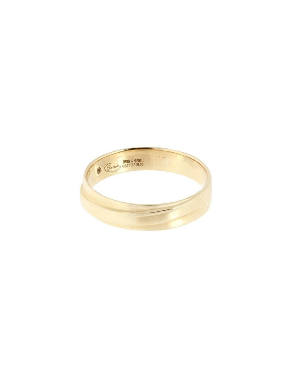 Argolla de oro 14 k Cecilia