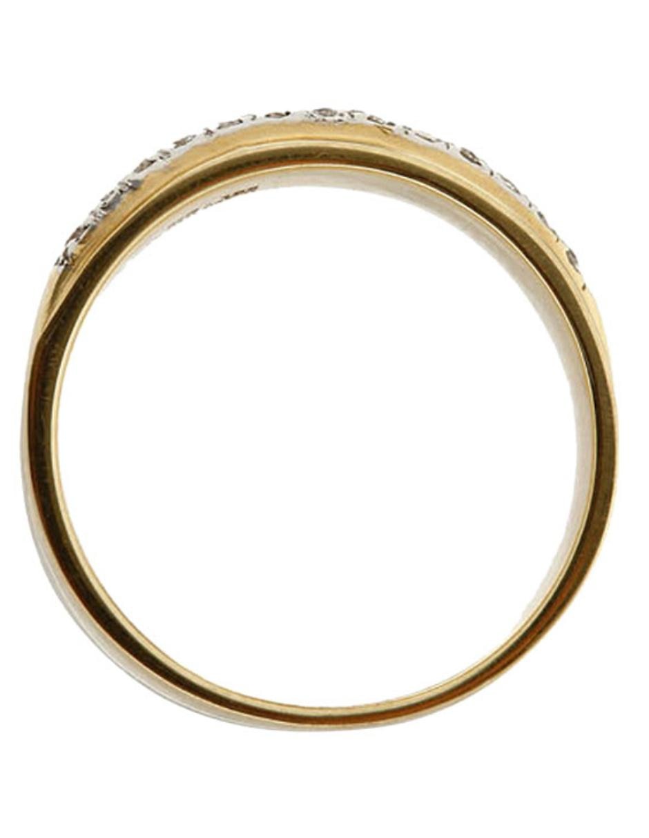 Argolla de oro 14 k Cecilia diamante 2