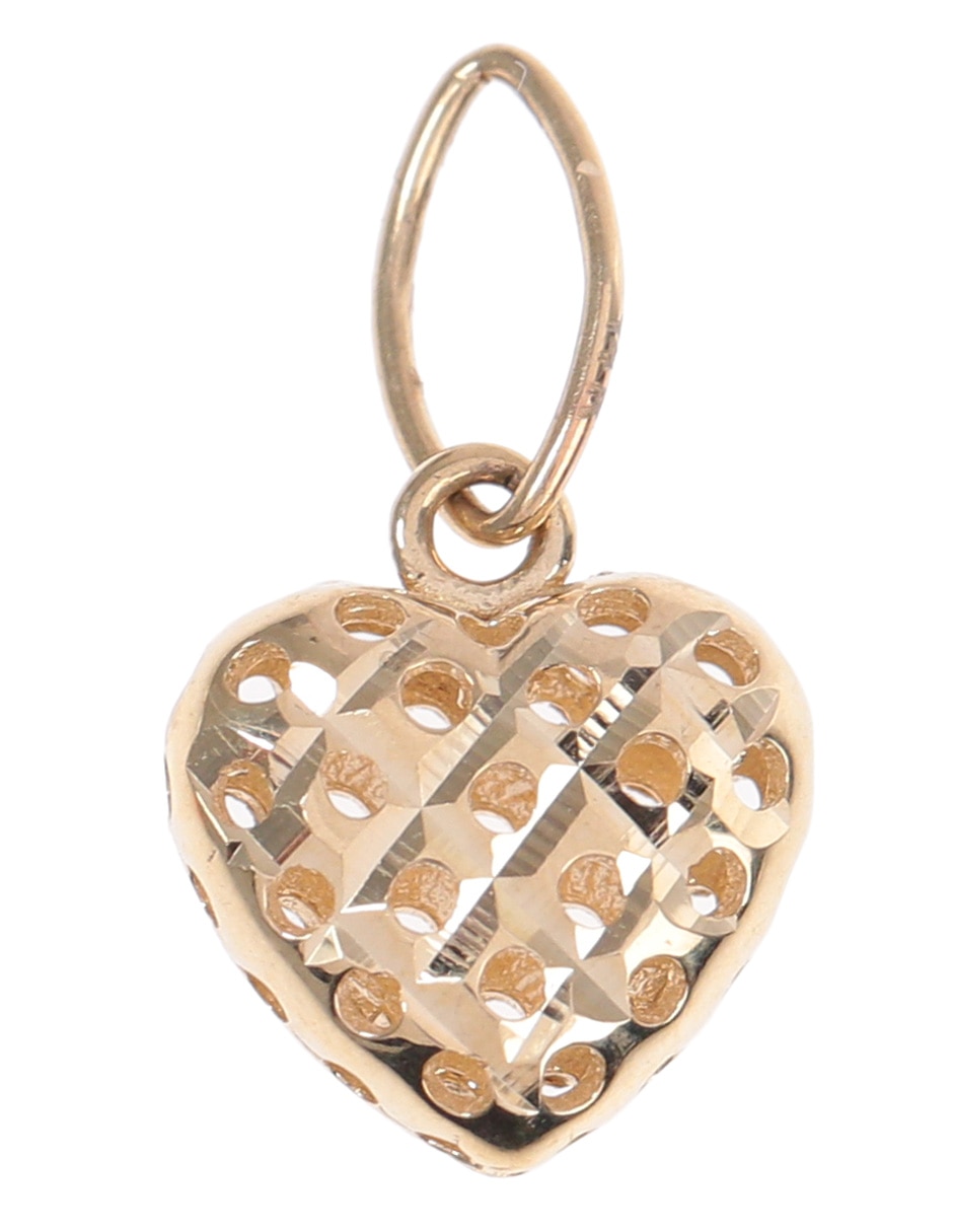 Dije de corazón de oro 14 K 2