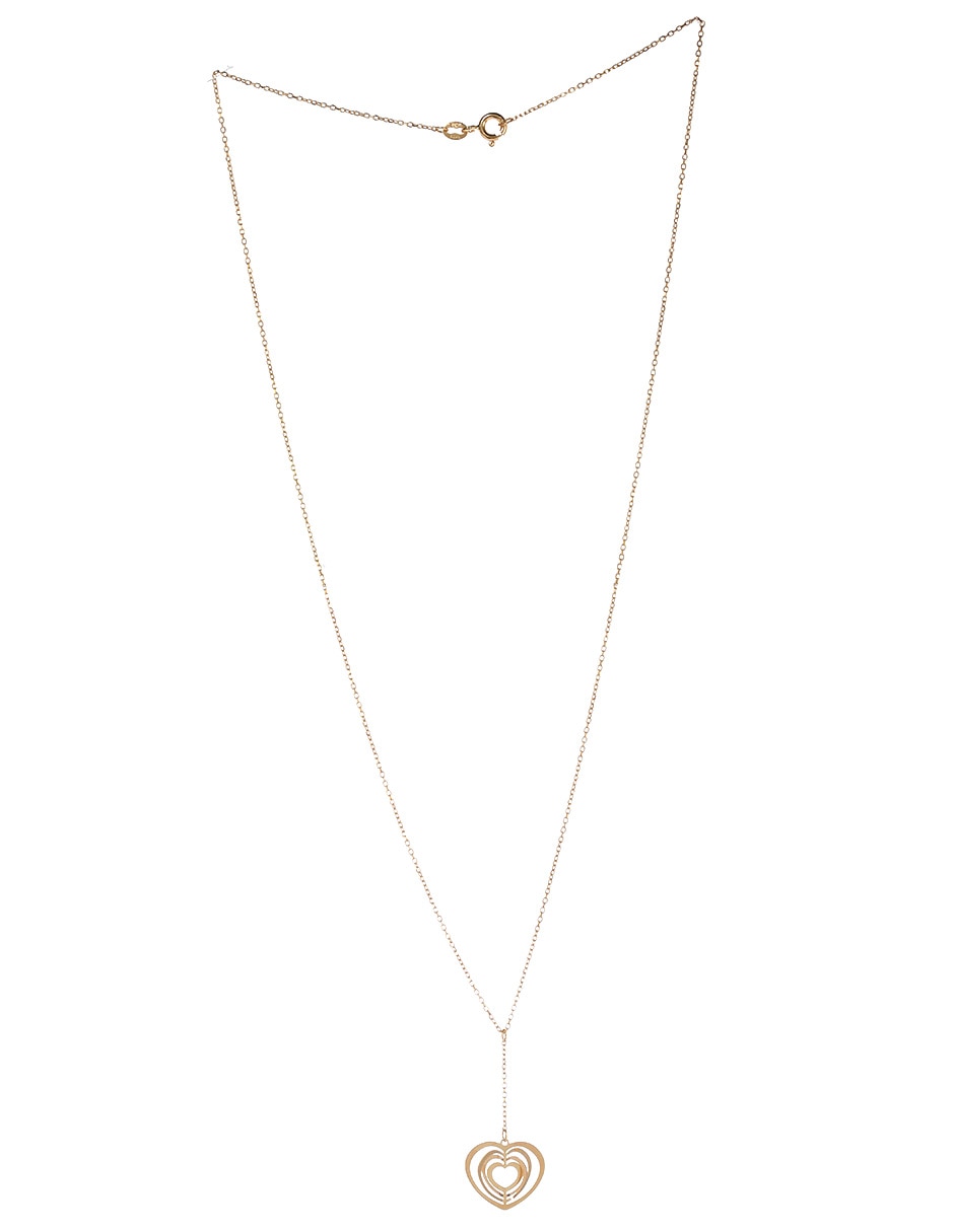 Dije de corazón de oro amarillo 14 K